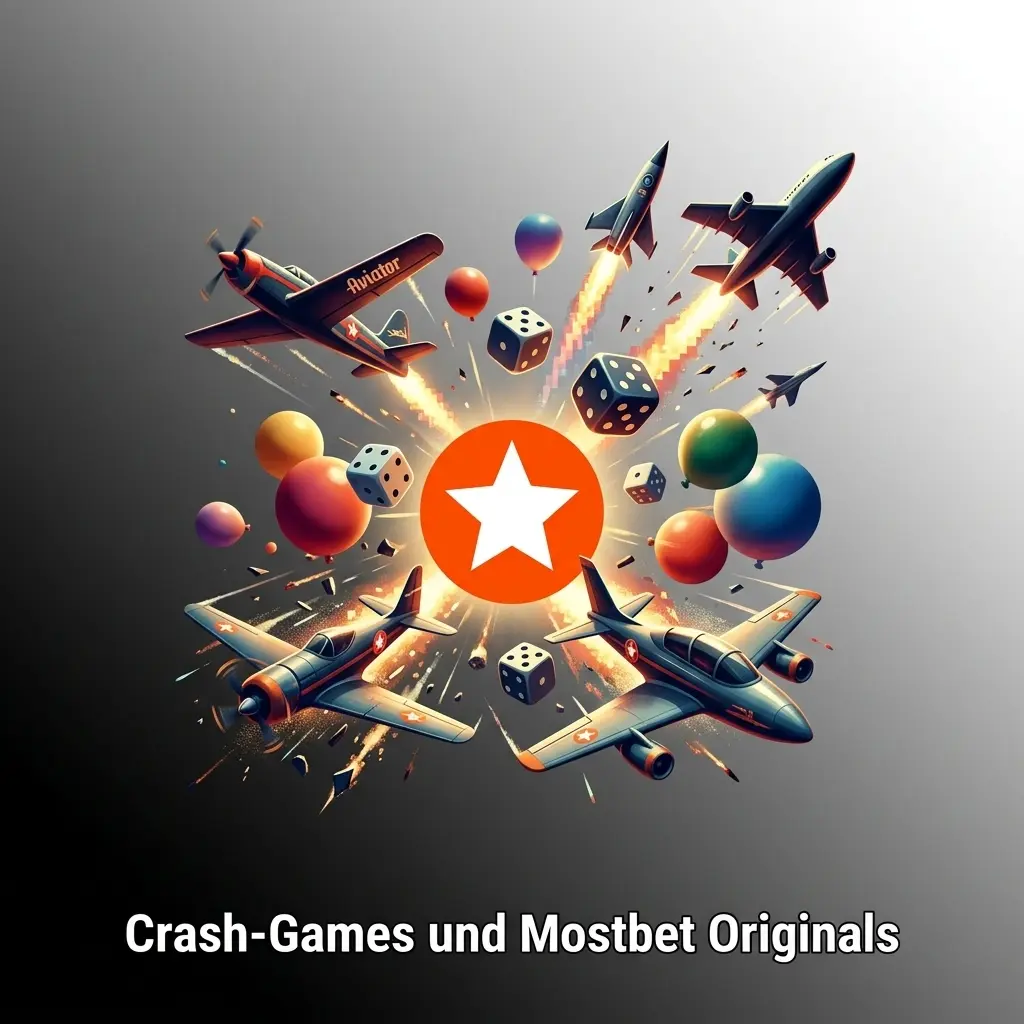 Mostbet Crash-Games wie Aviator und Mostbet Originals mit schnellen Runden und variablen Multiplikatoren