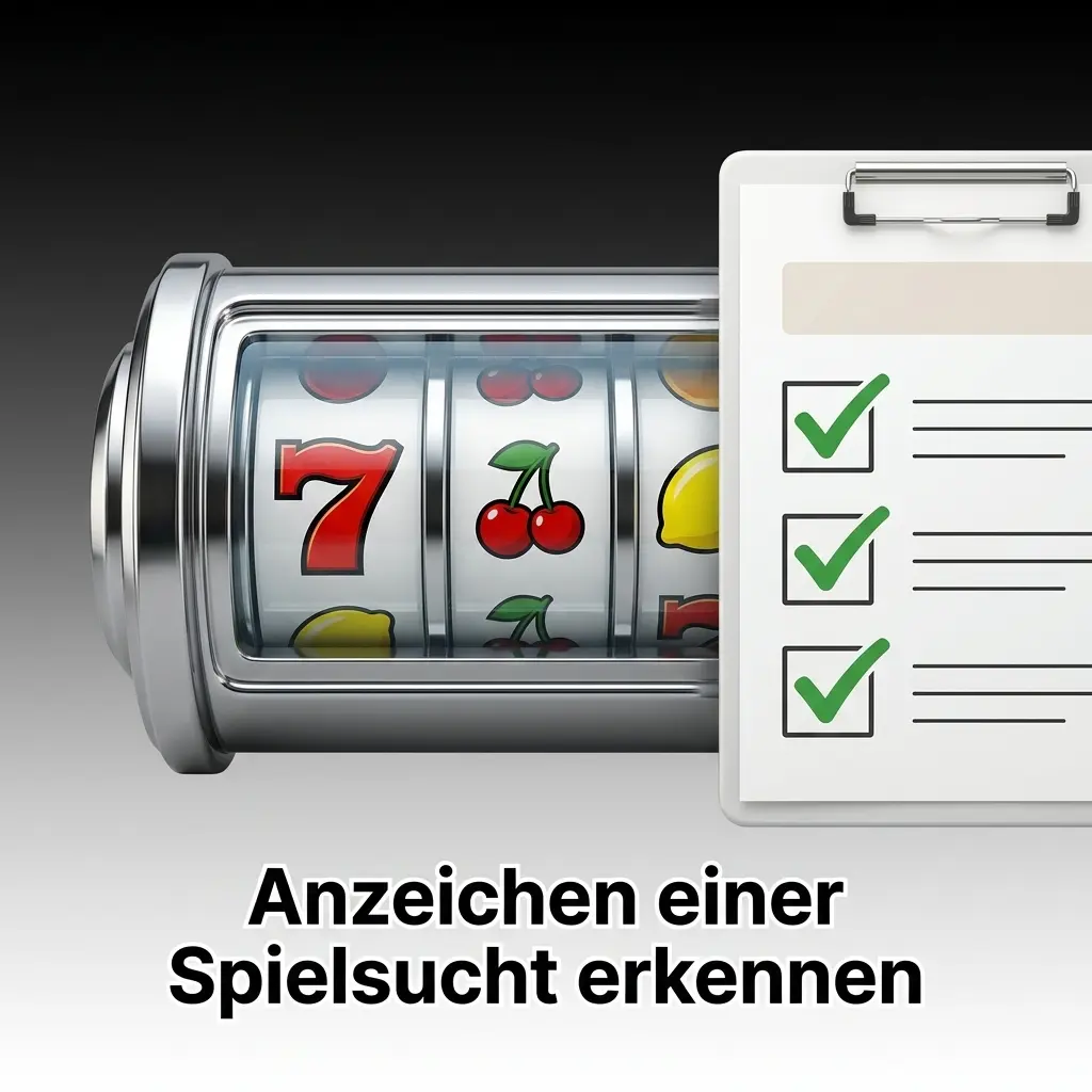Warnsignale einer Spielsucht: Kontrollverlust, Fixierung auf Glücksspiel und Vernachlässigung sozialer Verpflichtungen