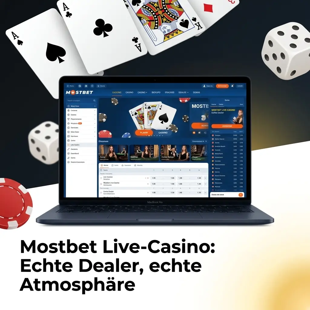 Mostbet Live-Casino mit echten Dealern von Evolution Gaming und Pragmatic Play in professionellen HD-Studios