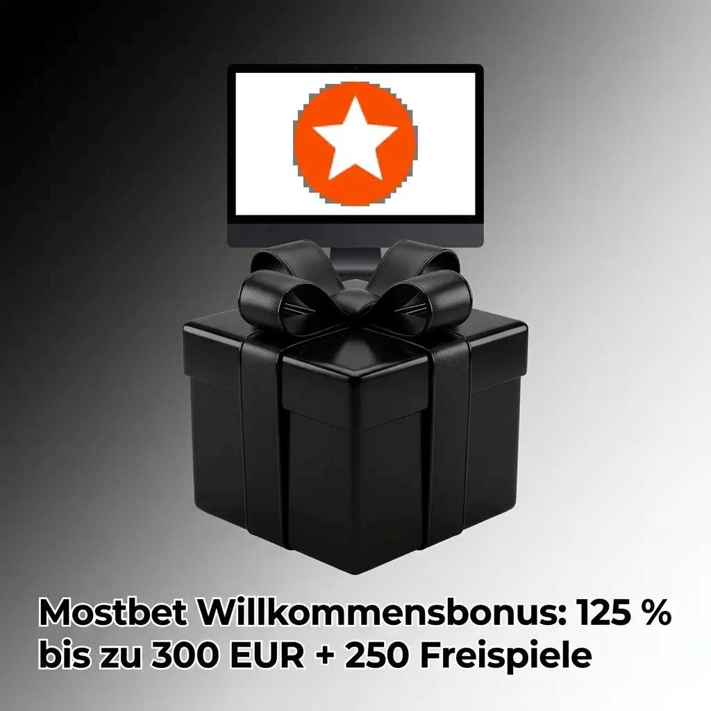 Mostbet Willkommensbonus: 125% bis zu 300 EUR und 250 Freispiele für neue Spieler bei der ersten Einzahlung