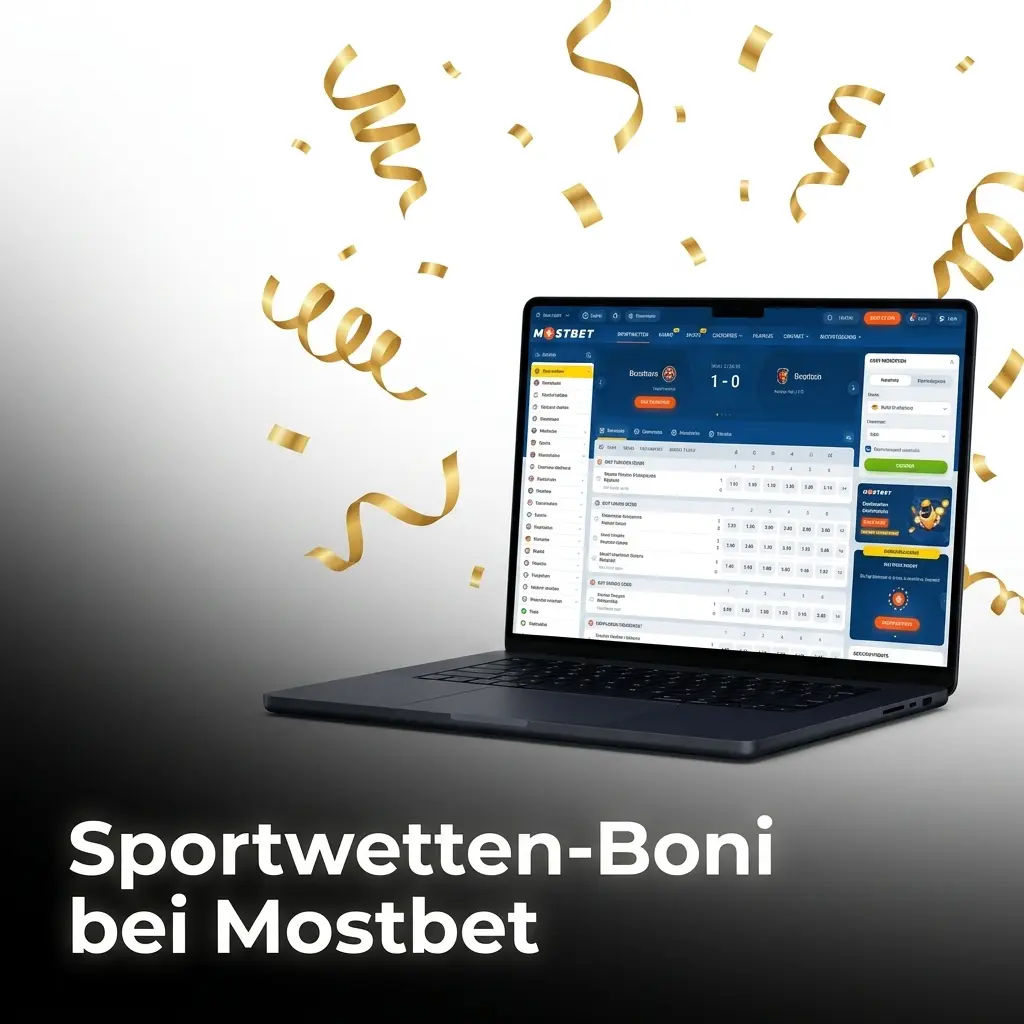 Mostbet Sportwetten-Bonus: 125% bis 300 EUR auf die erste Einzahlung mit 5-facher Umsatzbedingung